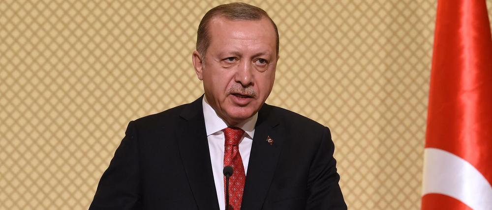 Der türkische Staatspräsident Recep Tayyip Erdogan. 