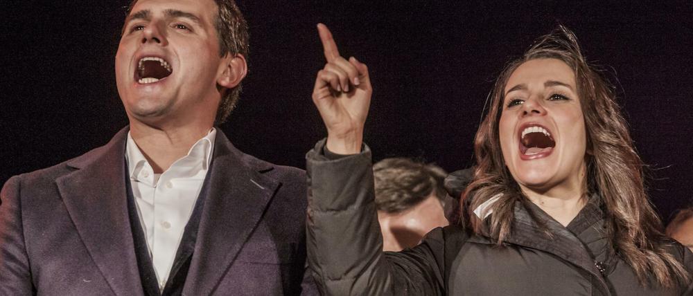 Stärkste Kraft in Katalonien sind die liberalen Ciudadanos um Parteichef Albert Rivera und Spitzenkandidatin Inés Arrimadas – aber ohne Mehrheit.