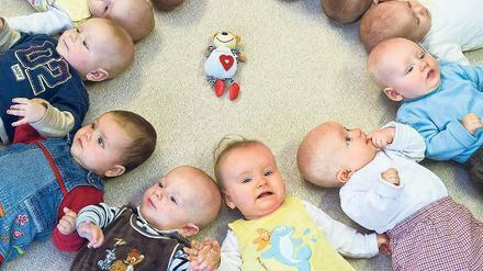 Klein und schlau. Babys und Kleinkinder lernen ständig Neues. 