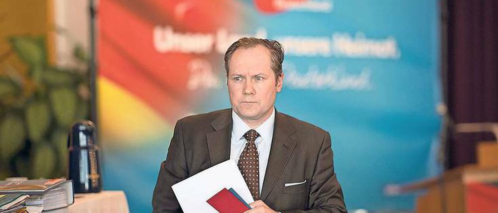 Der Leipziger Siegbert Droese sitzt für die AfD im Bundestag. Er fordert, dass mehr Deutsche scharfe Waffen besitzen dürfen.