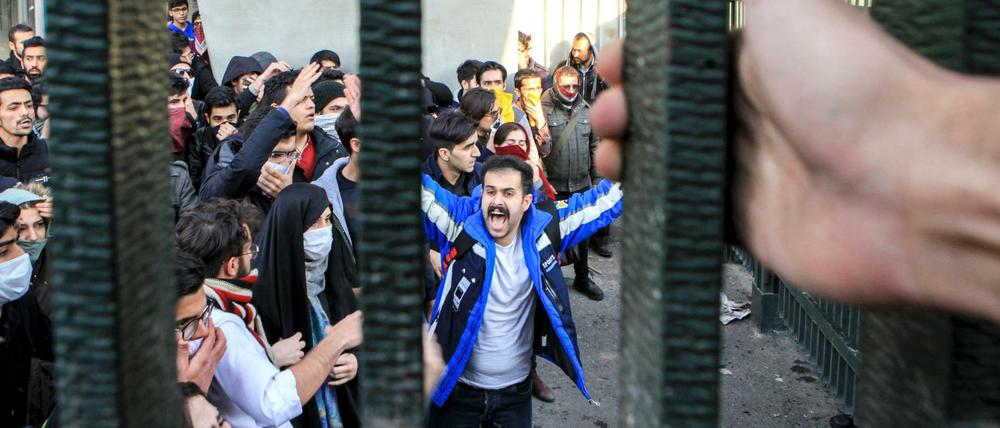 Protest im Iran: Hier Studenten der Universität Teheran