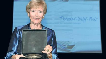 Nina Grunenberg wurde 2009 mit dem Theodor-Wolff-Preis ausgezeichnet.