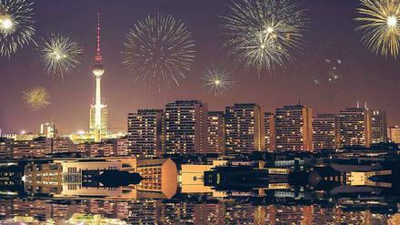 Strahlende Aussichten. Zum Jahreswechsel dürfte der Himmel über Berlin ähnlich leuchten wie auf diesem Archivbild. 