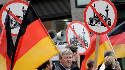 Demonstration gegen "Islamisierung".