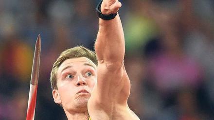 Fokussiert. Thomas Röhler hat für die EM Gold fest im Visier. 
