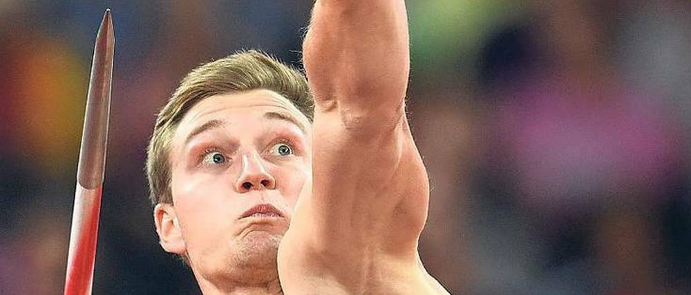 Fokussiert. Thomas Röhler hat für die EM Gold fest im Visier. 