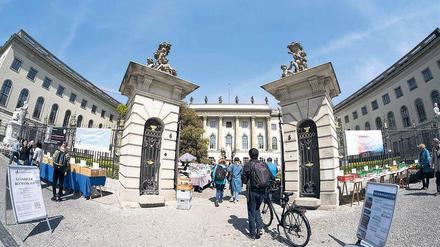 Humboldt unkontrolliert. Die Uni-Leitung muss sich erst informieren. 
