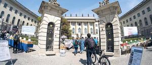 Humboldt unkontrolliert. Die Uni-Leitung muss sich erst informieren. 