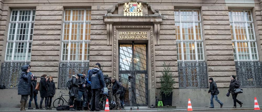 Auch in der Bayerischen Landesvertretung in Berlin werden Koalitionsgespräche stattfinden.