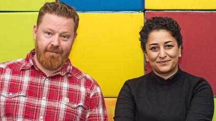 Die Gründer von re2you: Stephan Plank und Ghazaleh Koohestanian