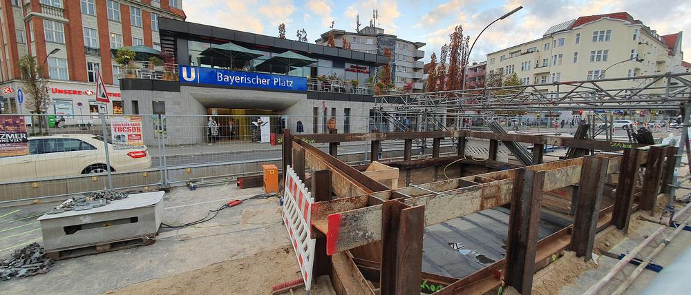 Der Aufzug am Bayerischen Platz verzögert sich um zwei Jahre.