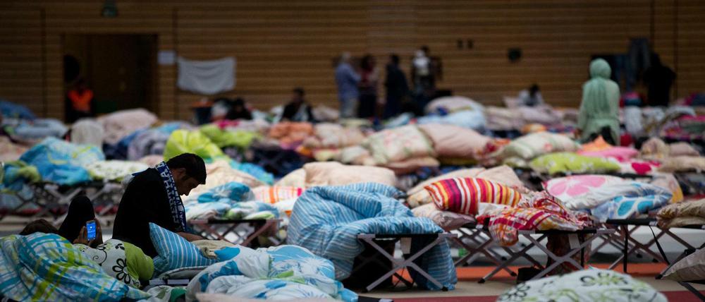 Auch überfüllte Flüchtlingsunterkünfte sind ein Auslöser für Aggressionen.
