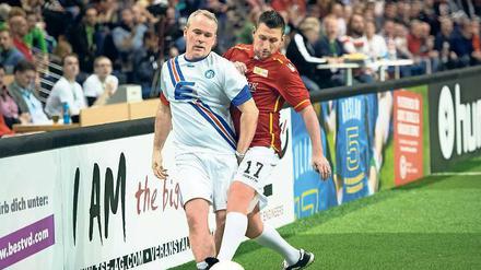 Mit Union. Torsten Mattuschka (r.) ist beim Traditionsmasters dabei. 