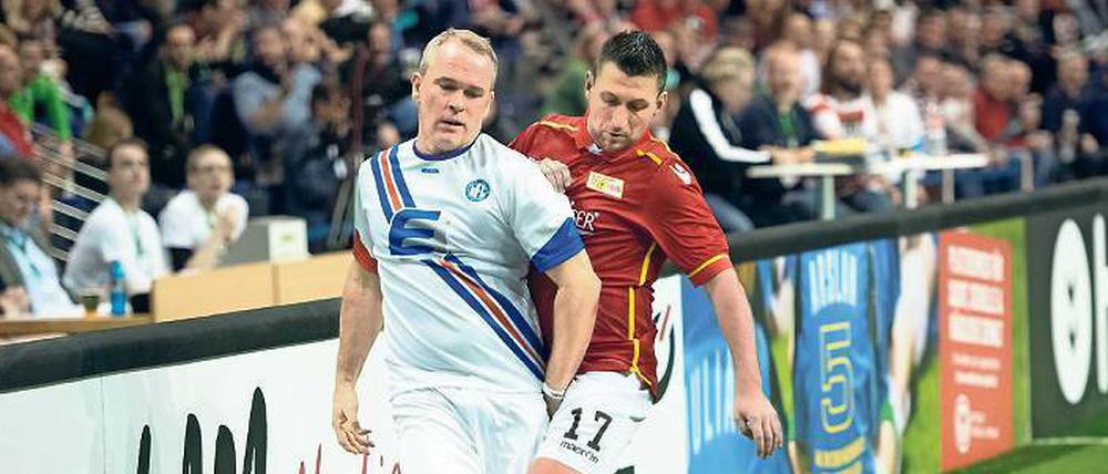 Mit Union. Torsten Mattuschka (r.) ist beim Traditionsmasters dabei.