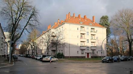 Der betroffene Wohnblock Straßburger Straße/Spandauer Burgwall.