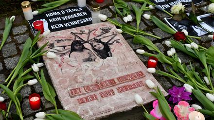 Gedenkstein für Tajala und Homa