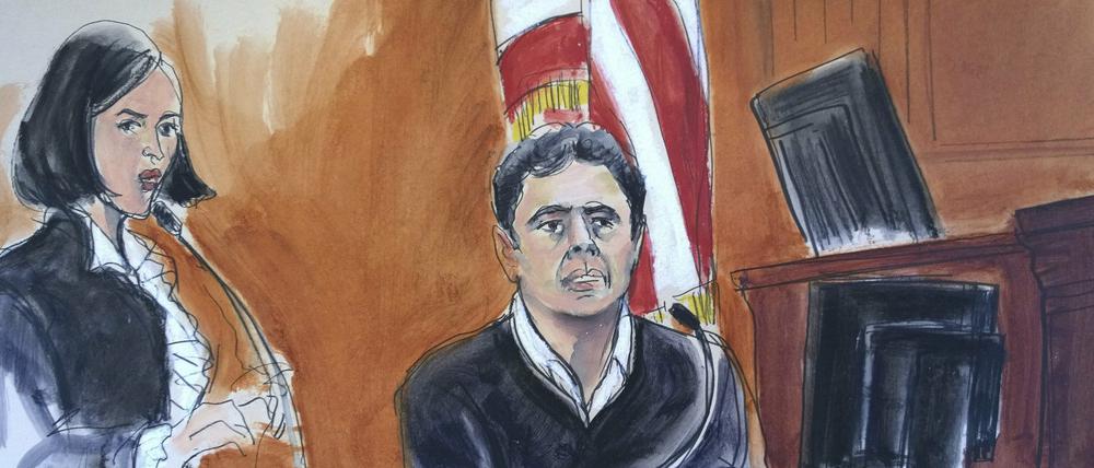 Der türkische Banker Mehmet Hakan Atilla vor Gericht 