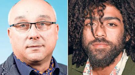 Der AfD-Politiker Jens Maier und der Sohn von Boris Becker, Noah Becker.