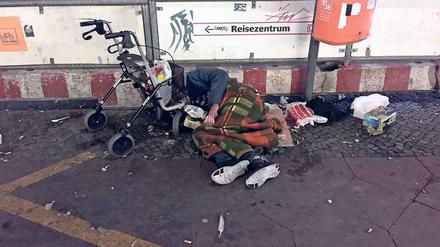 Unbequem, aber meist geduldet. In Berlin erhalten Obdachlose vergleichsweise viel Hilfe. 