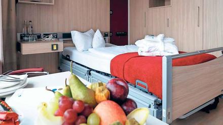 Für die Komfortstationen im Unfallkrankenhaus in Marzahn wurde eigens ein Architekt engagiert.