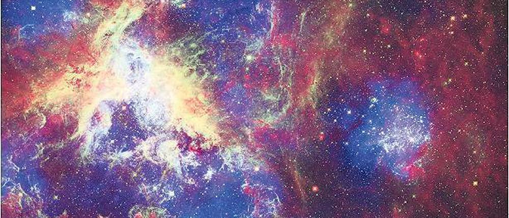 Sternenkreißsaal. Die Große Magellansche Wolke ist voller Riesensonnen.