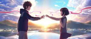 Suche nach Identität. Die beiden Hauptfiguren in einer Filmszene.