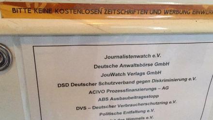 Löbdergraben 11 in Jena: JouWatch als Teil eines undurchsichtigen Netzwerks von Vereinen und Organisationen.