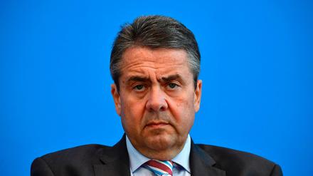 Arbeit hinter den Kulissen der Sondierungen: Außenminister Sigmar Gabriel (SPD) 