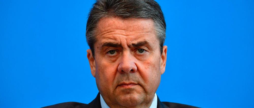 Arbeit hinter den Kulissen der Sondierungen: Außenminister Sigmar Gabriel (SPD) 