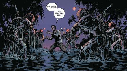 „Swamp Thing“ lässt grüßen: Eine Szene aus "Nameless".
