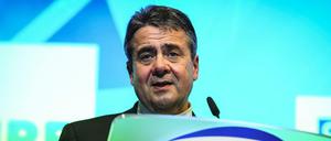 Der deutsche Außenminister Sigmar Gabriel am Montag in Brüssel bei einer Konferenz zur EU-Haushaltsplanung. 