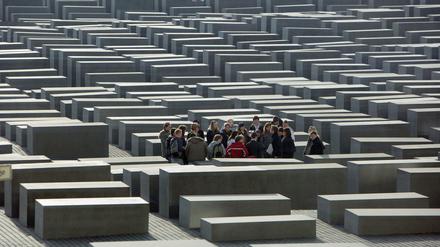 Holocaust-Mahnmal in Berlin-Mitte. 