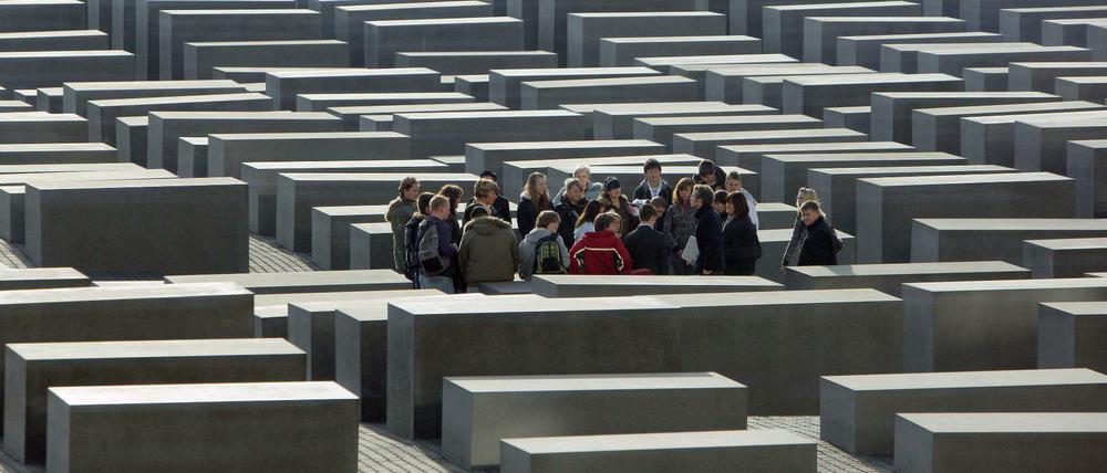 Holocaust-Mahnmal in Berlin-Mitte.