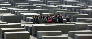 Holocaust-Mahnmal in Berlin-Mitte. 