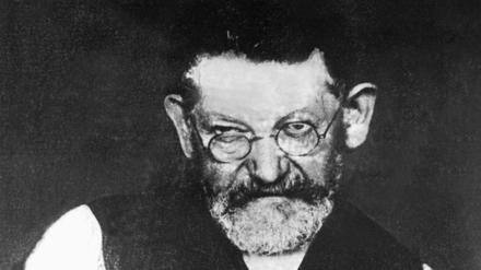 Der Berliner Zeichner und Fotograf Heinrich Zille in einer undatierten zeitgenössischen Aufnahme. 