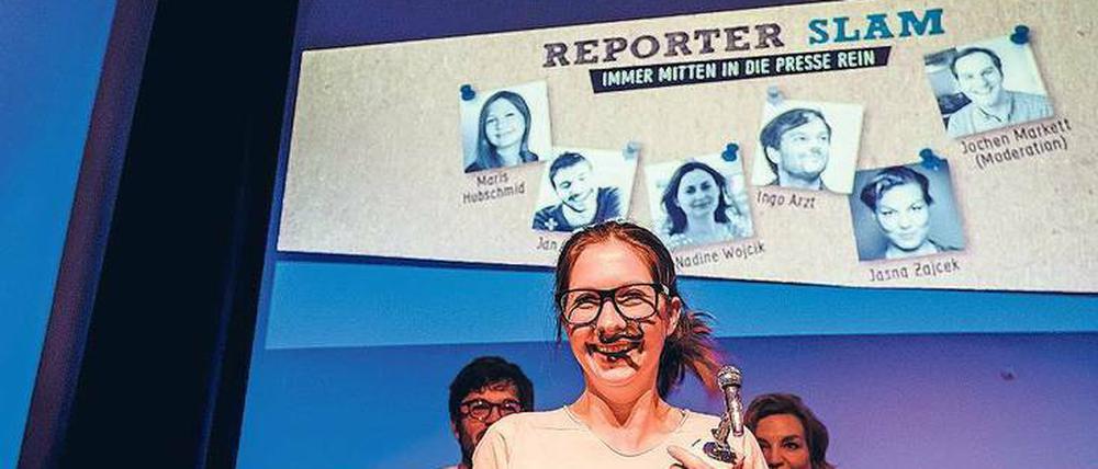 Im März hat Maris Hubschmid vom Tagesspiegel einen der neun Vorentscheide gewonnen.