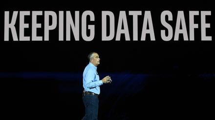 Brian Krzanich in Las Vegas. 