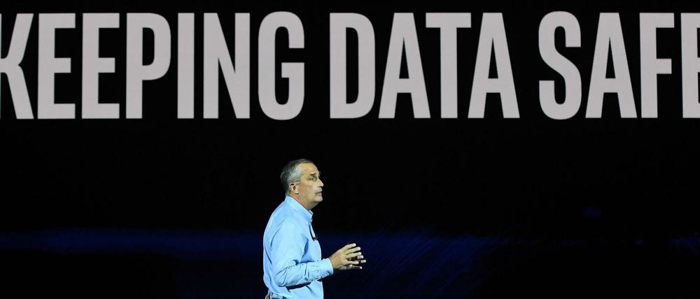 Brian Krzanich in Las Vegas.