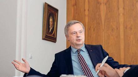 Wiedergewählt. Der 58-jährige Physiker Christian Thomsen leitet die TU Berlin seit 2014. 