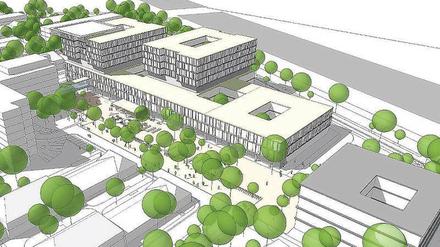 Städtebauliches Konzept für das Universitäre Herzzentrum Berlin.