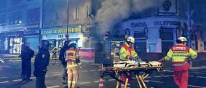 Institution in Flammen. Musik-Bading war eines der letzten Traditionsgeschäfte an der Neuköllner Karl-Marx-Straße. 