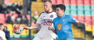 Schon weg. Christian Skoda (rechts) ist einer von drei Spielern, die Viktoria Berlin im Winter verlassen haben.