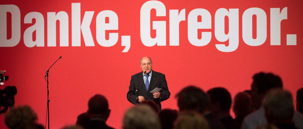 Gregor Gysi steht gerne auf Bühnen. 