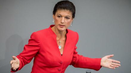 Will neue Sammelbewegung: Die Linke-Fraktionsvorsitzende Sahra Wagenknecht 