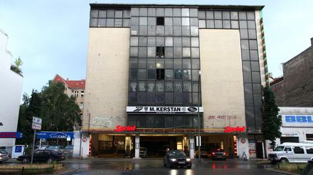 Die Kant-Garagen in der Kantstraße in Berlin-Charlottenburg.