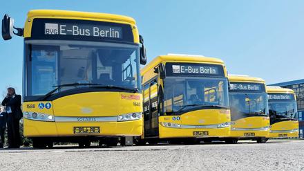 E-Busse der BVG.