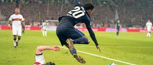 Leicht gestrauchelt: Hertha BSC war gegen den VfB Stuttgart lange die bessere Mannschaft. Trotzdem reichte es nicht.