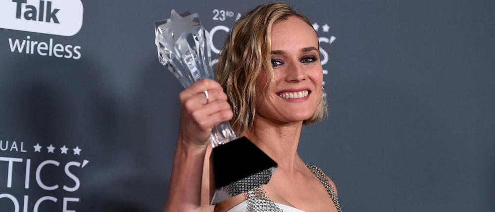 Diane Kruger nahm den Critics' Choice Award für den besten nicht-englischsprachigen Film entgegen. Sie spielt die Hauptrolle in "Aus dem Nichts".