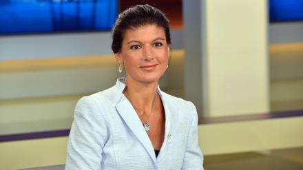 Nummer 1 bei den Spitzenkandidatinnen: Sahra Wagenknecht, Fraktionsvorsitzende der Partei Die Linke im Bundestag.