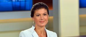 Nummer 1 bei den Spitzenkandidatinnen: Sahra Wagenknecht, Fraktionsvorsitzende der Partei Die Linke im Bundestag.